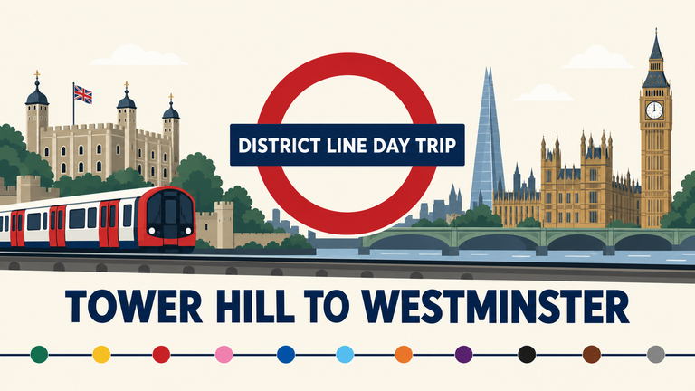A District Line Day Trip: Tower of London to Westminster by Tube
